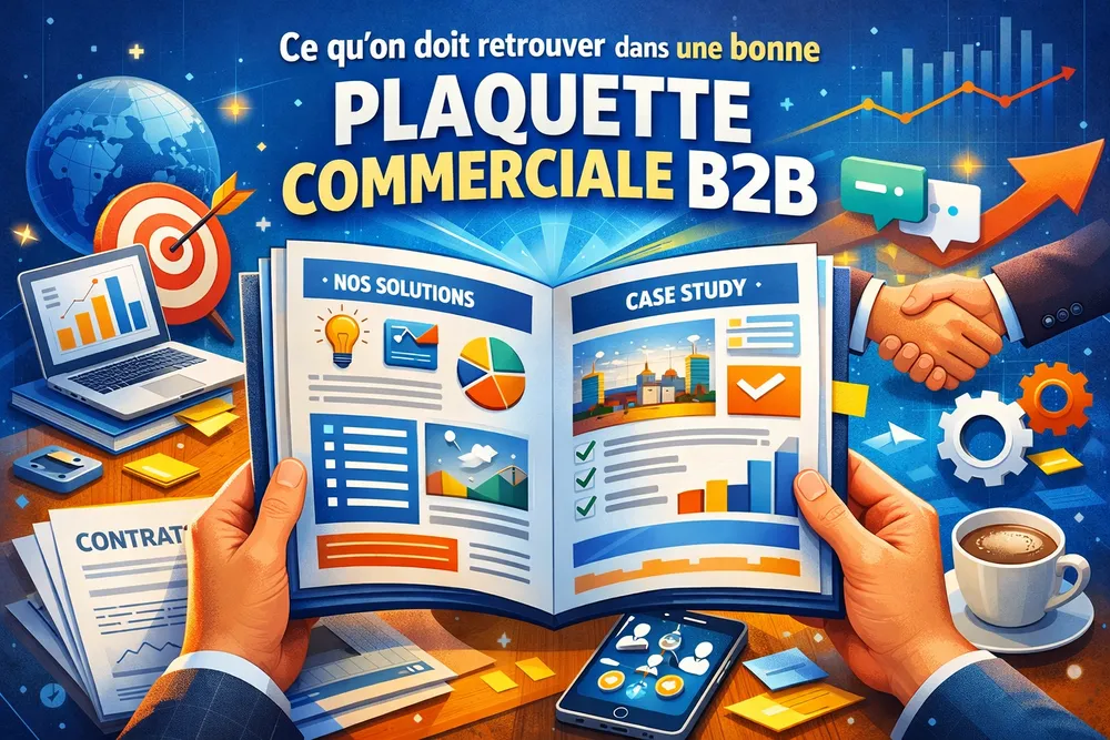 Plaquette commerciale B2B : ce qu’elle doit absolument contenir
