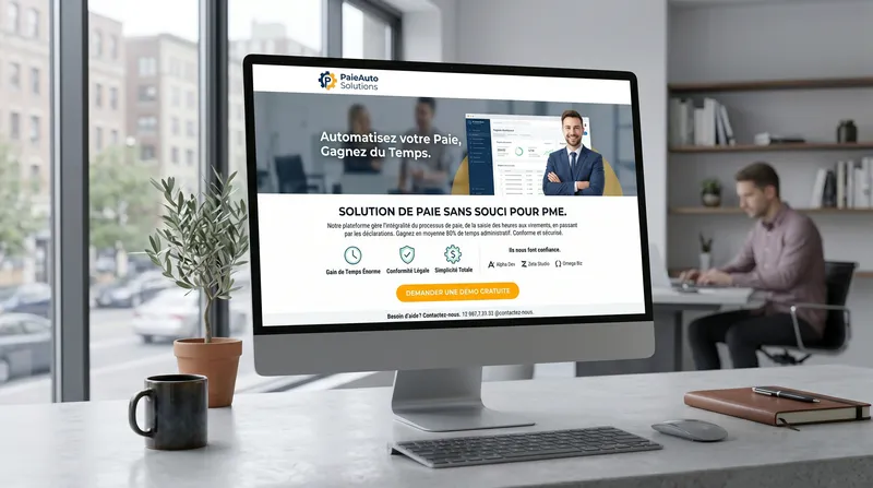 Site vitrine SaaS ou produit tech