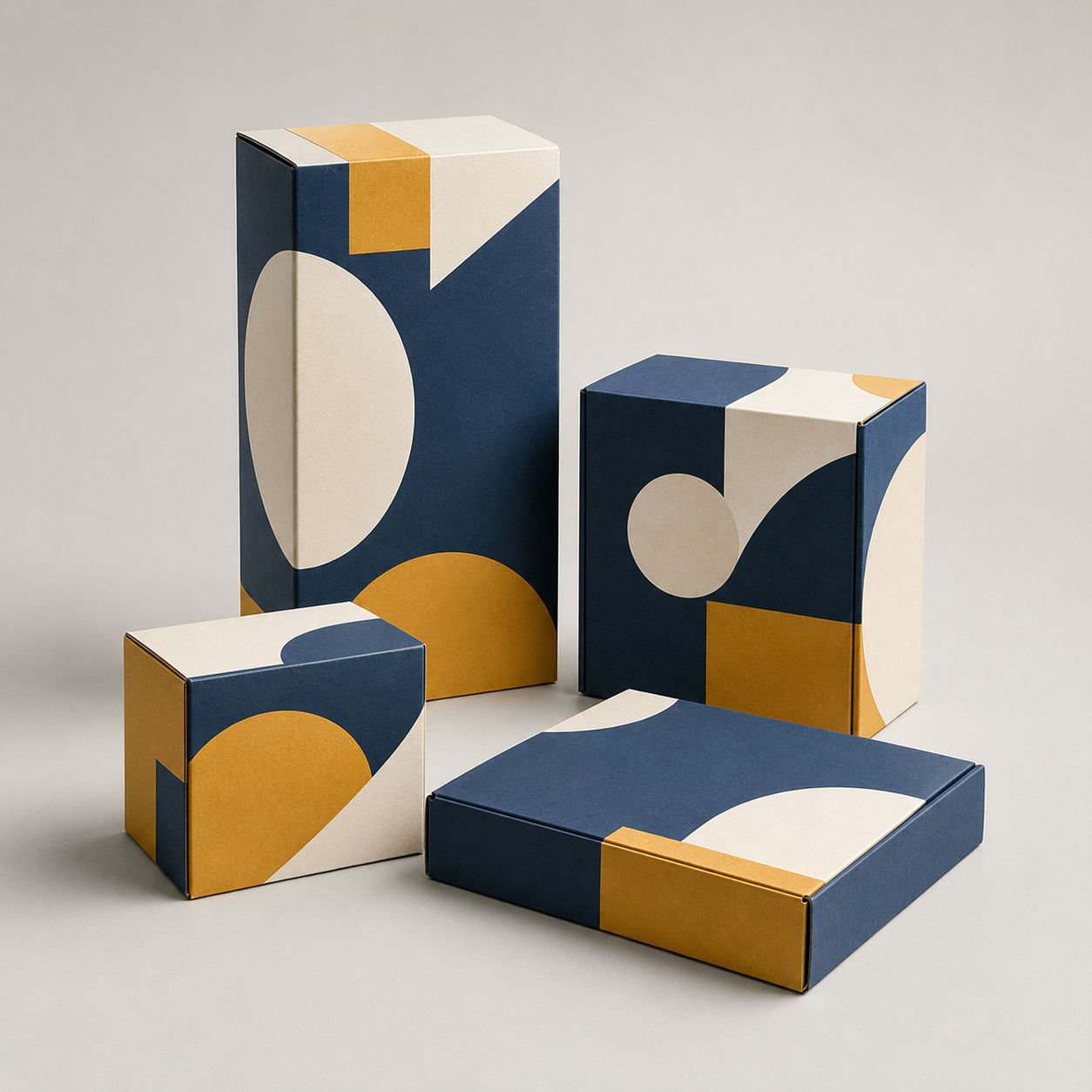 Gamme complète de packaging produit · graphiste freelance Paris