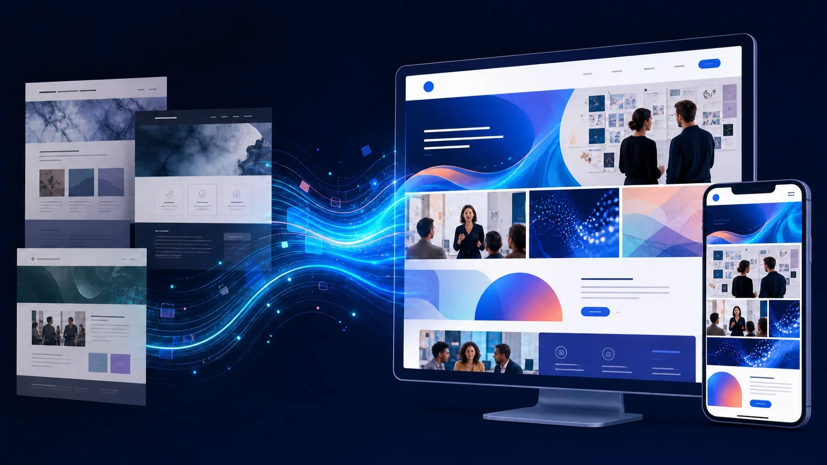 Transformation d&rsquo;un ancien site fragment&eacute; vers un site B2B unifi&eacute; &middot; graphiste freelance Paris