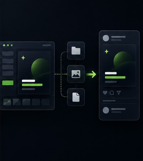 Export direct des fichiers depuis l'application vers l'ordinateur &middot; AD Creative Lab