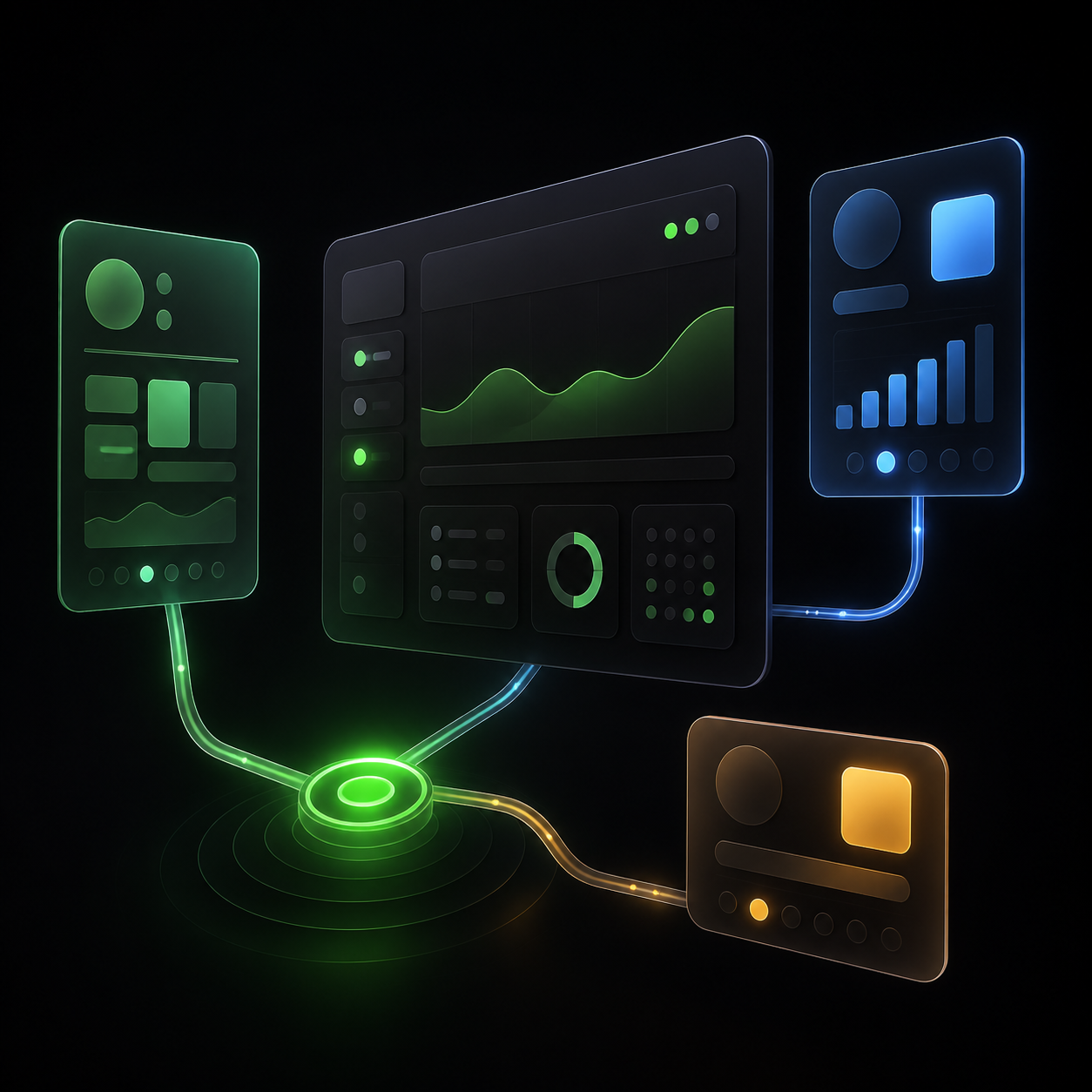 Visualisation éditoriale d’interfaces SaaS organisées autour d’une décision
