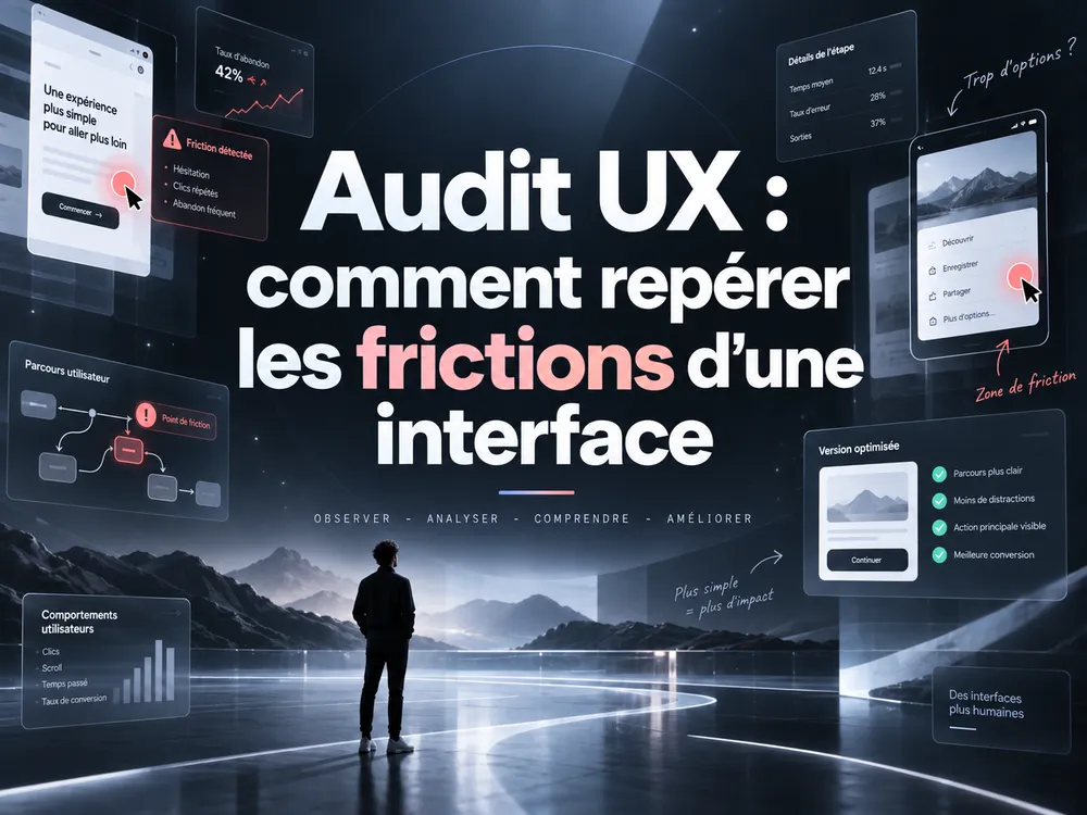 Audit UX : comment repérer les frictions d'une interface