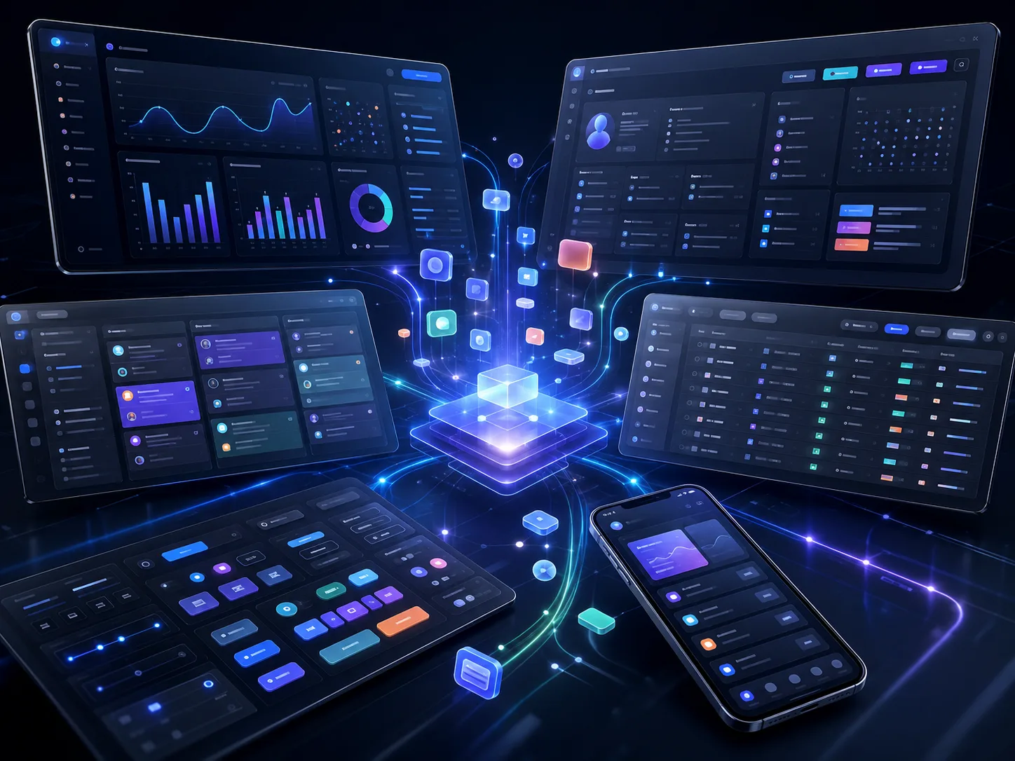 Interface of a custom digital platform &middot; freelance UX/UI designer, Paris
