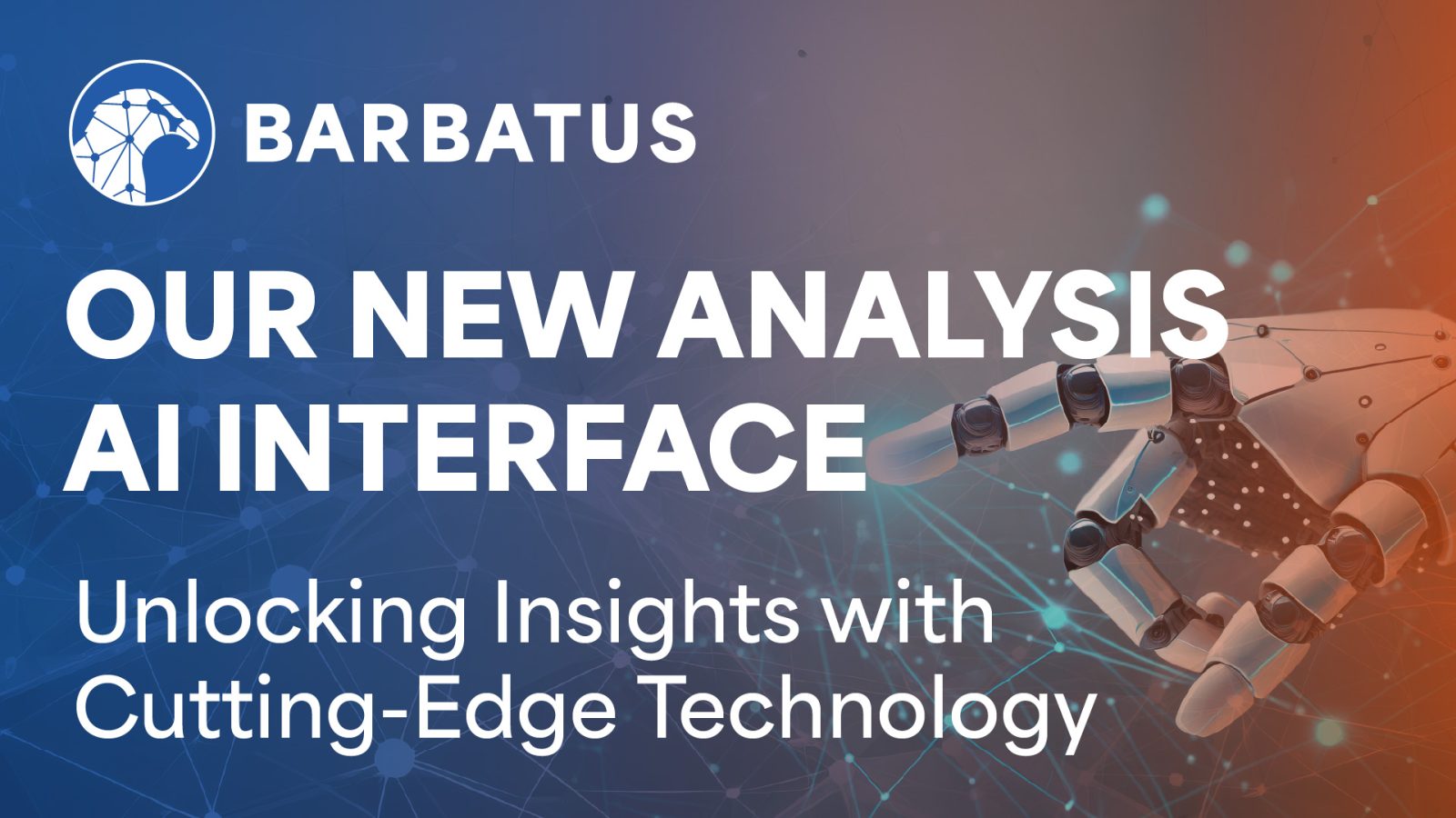 Visuel LinkedIn Barbatus : annonce de la nouvelle interface d'analyse IA, variante 1
