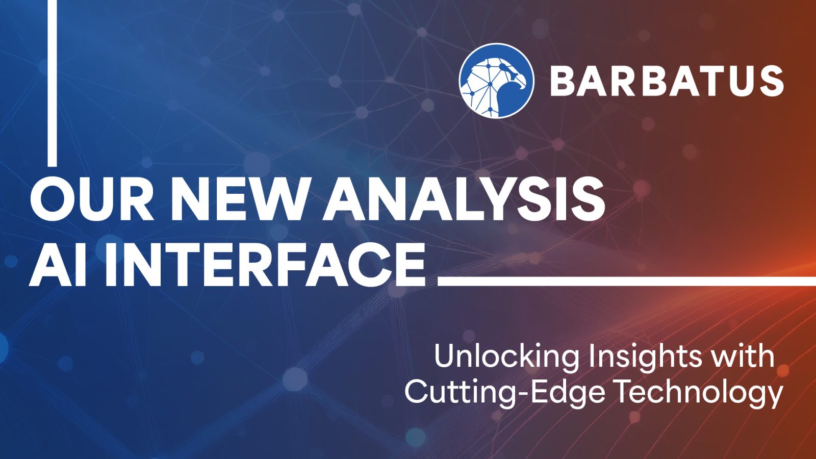 Visuel LinkedIn Barbatus : annonce de la nouvelle interface d'analyse IA, variante 7