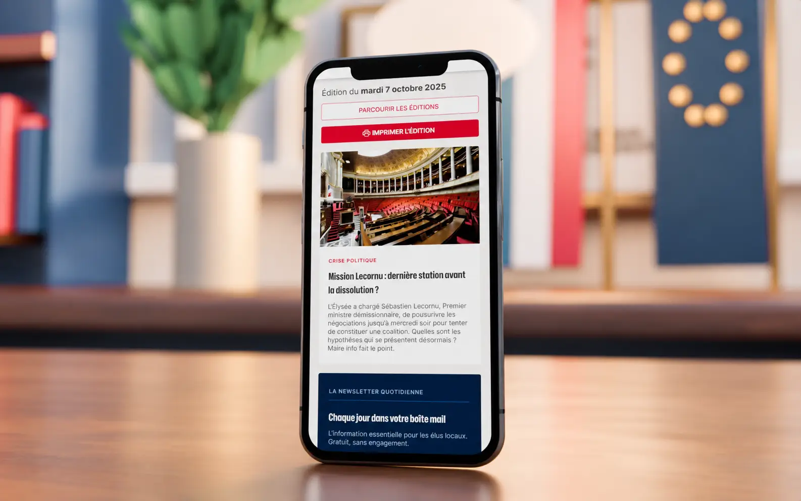 Maire info on mobile