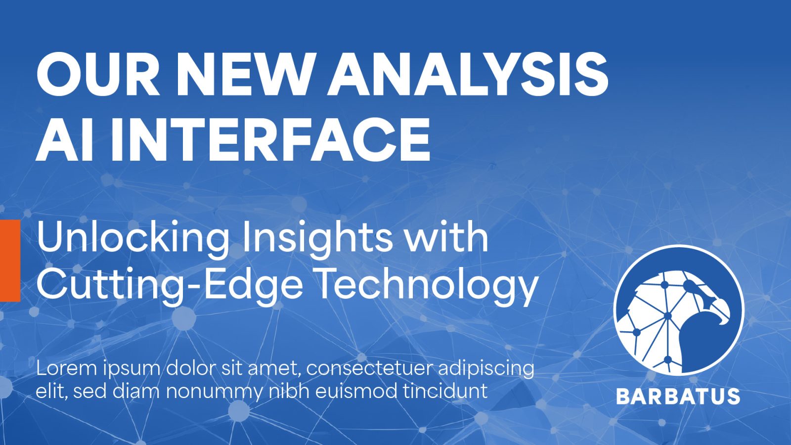 Visuel LinkedIn Barbatus : annonce de la nouvelle interface d'analyse IA, variante 17