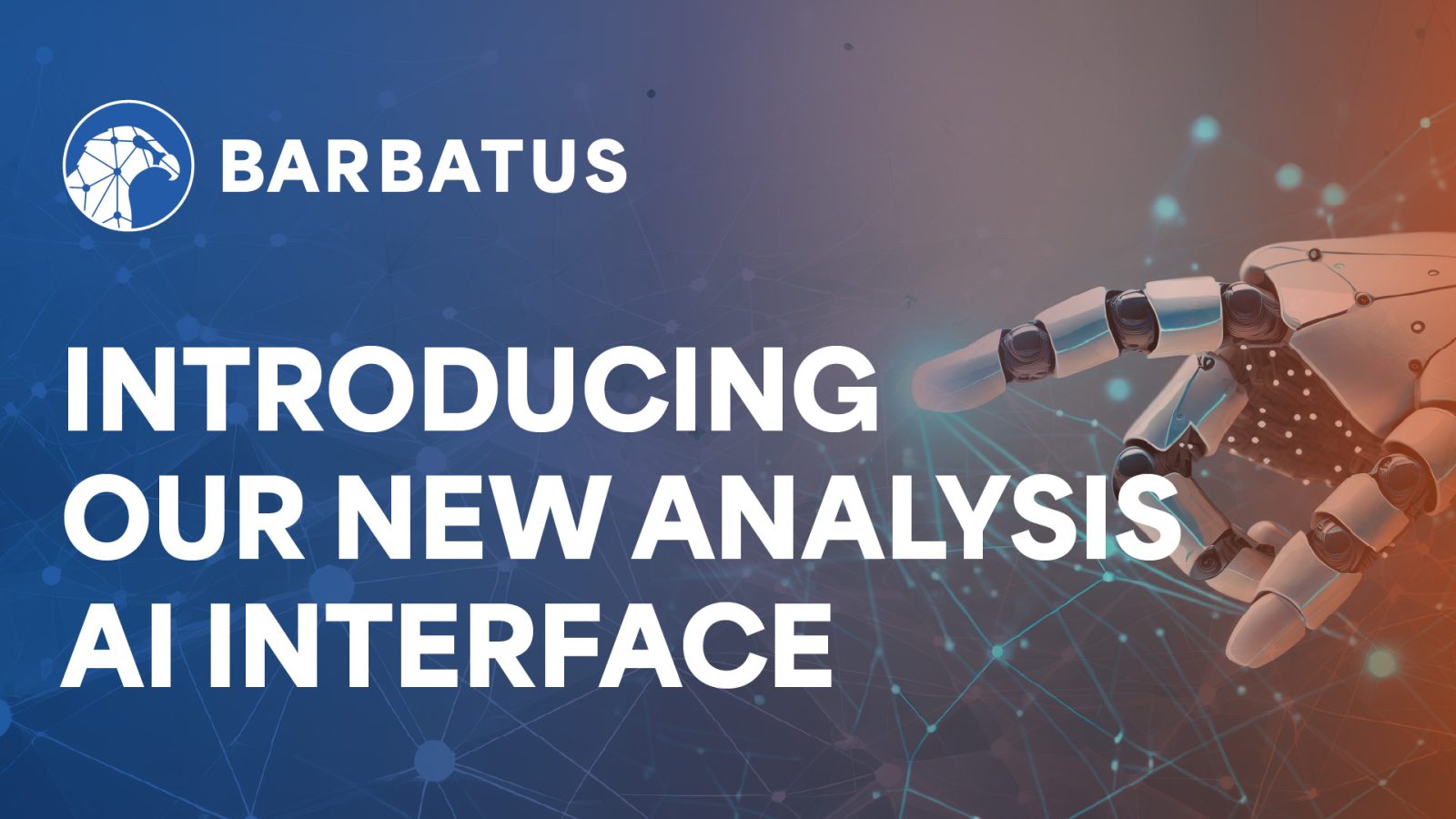 Visuel LinkedIn Barbatus : annonce de la nouvelle interface d'analyse IA, variante 10