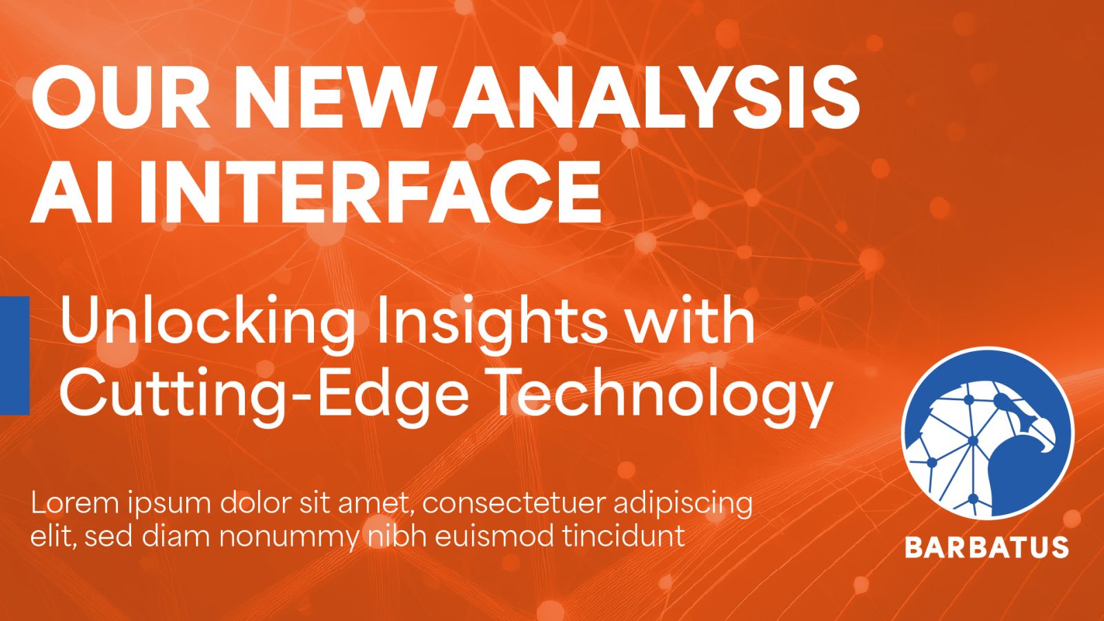 Visuel LinkedIn Barbatus : annonce de la nouvelle interface d'analyse IA, variante 18