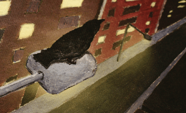Illustrations acryliques – The Man Who Could Turn into a Crow