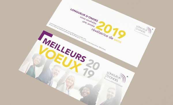 Carte de vœux – Longueur d’ondes