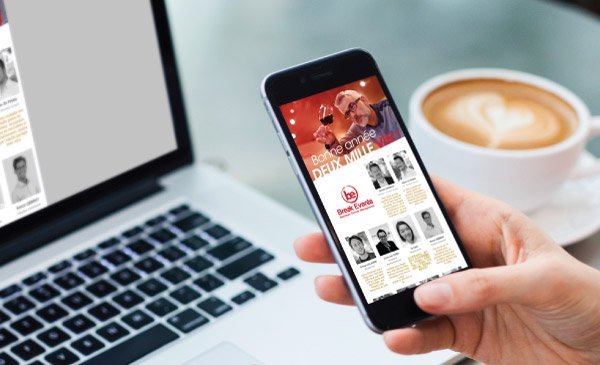 Carte de vœux digitale – Break Events 2020