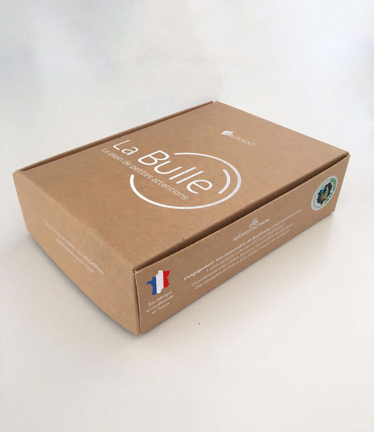 Identit&eacute; visuelle et packaging cosm&eacute;tique bio Bulle Bio, graphiste freelance Paris