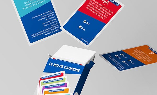 Design de jeu de cartes QSE
