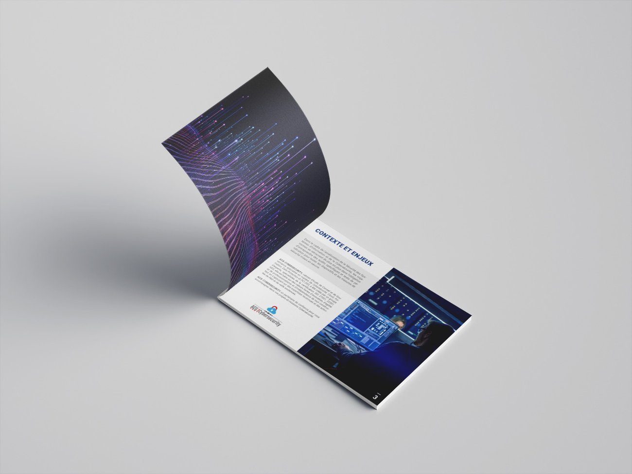 Plaquette B2B tech &middot; création graphique freelance Paris