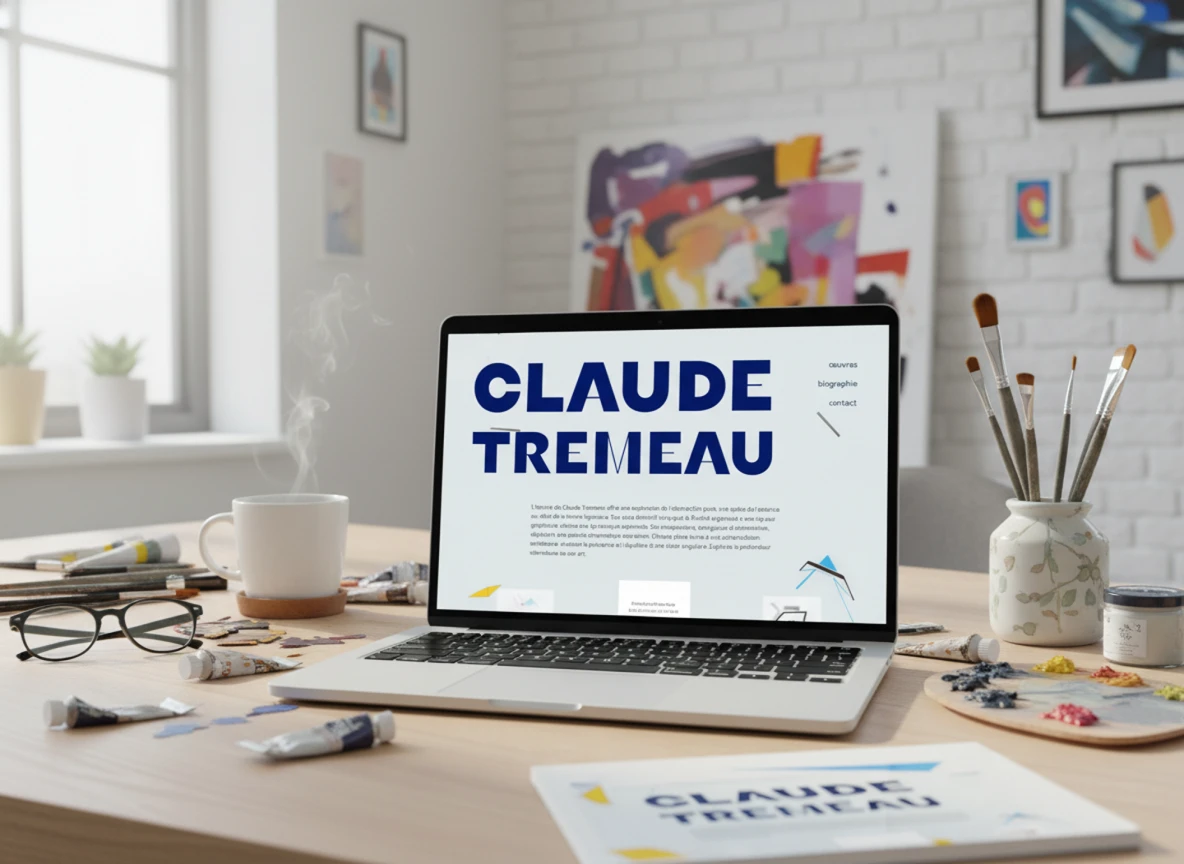 Site Web Portfolio Artiste Peintre Claude Trémeau | Design & UX/UI